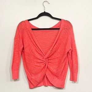 Express • Bright Pink Cropped Sweater